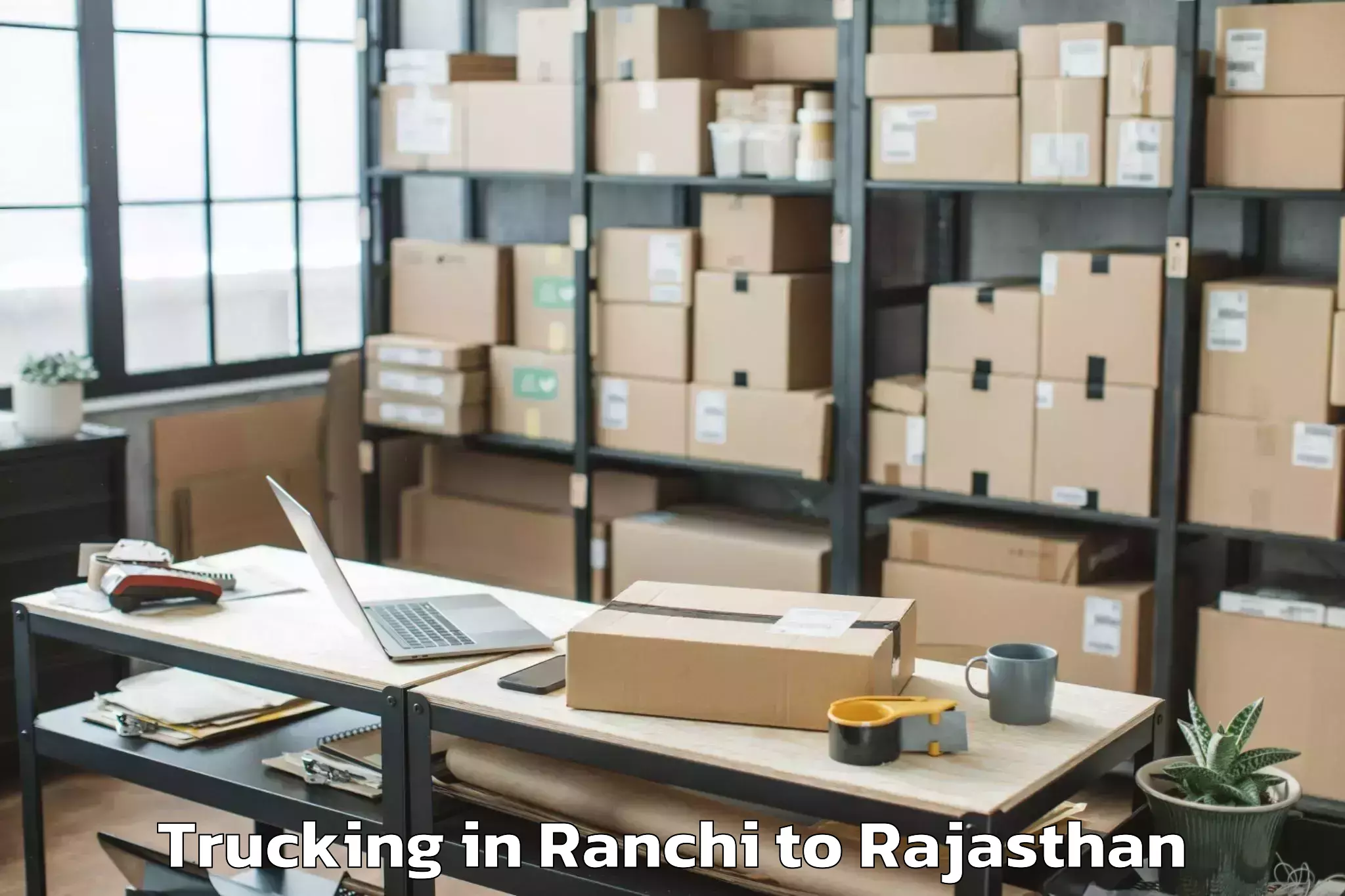 Easy Ranchi to Abhaneri Trucking Booking